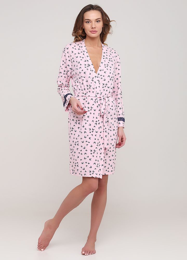 Buy Dressing gown for women pink 44, F60030, Fleri