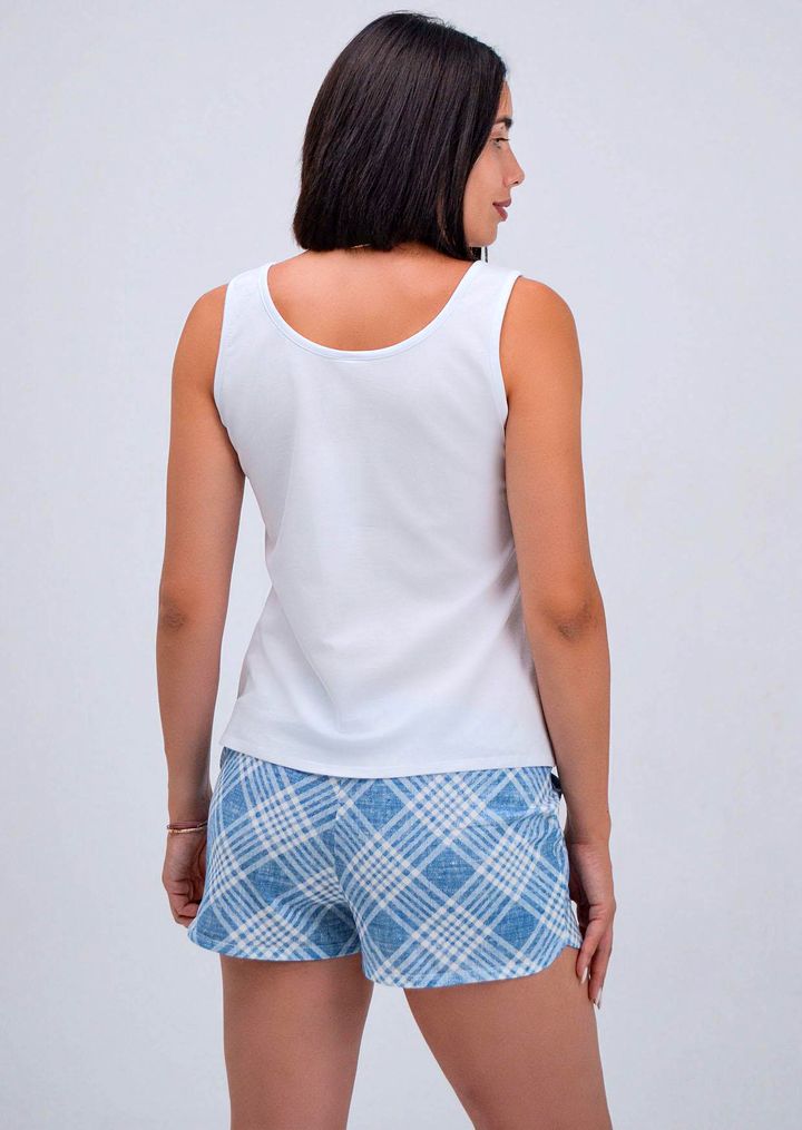 Buy Pajamas for women №708, 2XL, White, Roksana