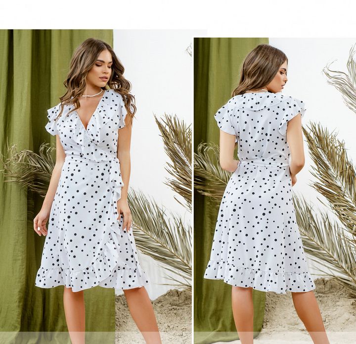 Buy Women's dress No. 830-White,46-48, Minova