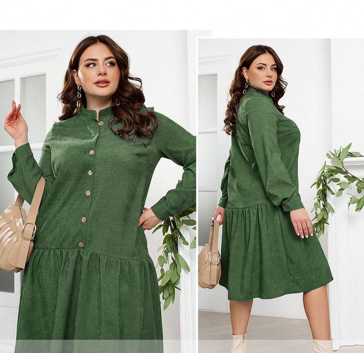 Купить Платье №2317-зеленый, 66-68, Minova