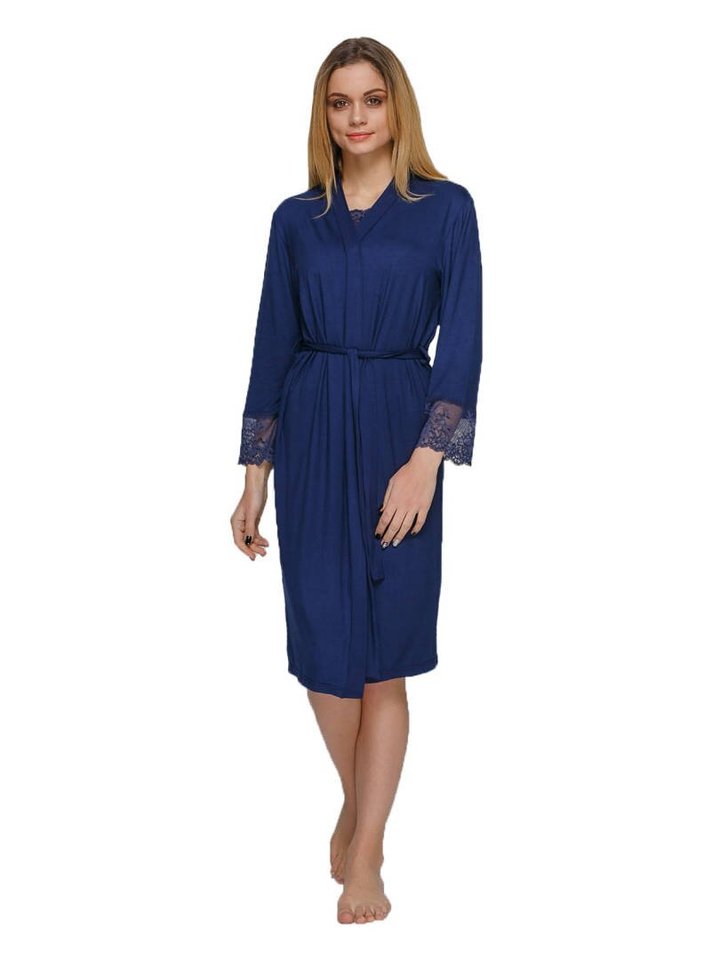 Buy Dressing gown for women Blue 52, F50060, Fleri