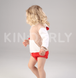 Комплект для малыша, худи и штанишки, Бежево-красный, 1051, 74, Kinderly