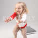 Комплект для малюка, худі і штанці, Бежево-червоний, 1051, 74, Kinderly