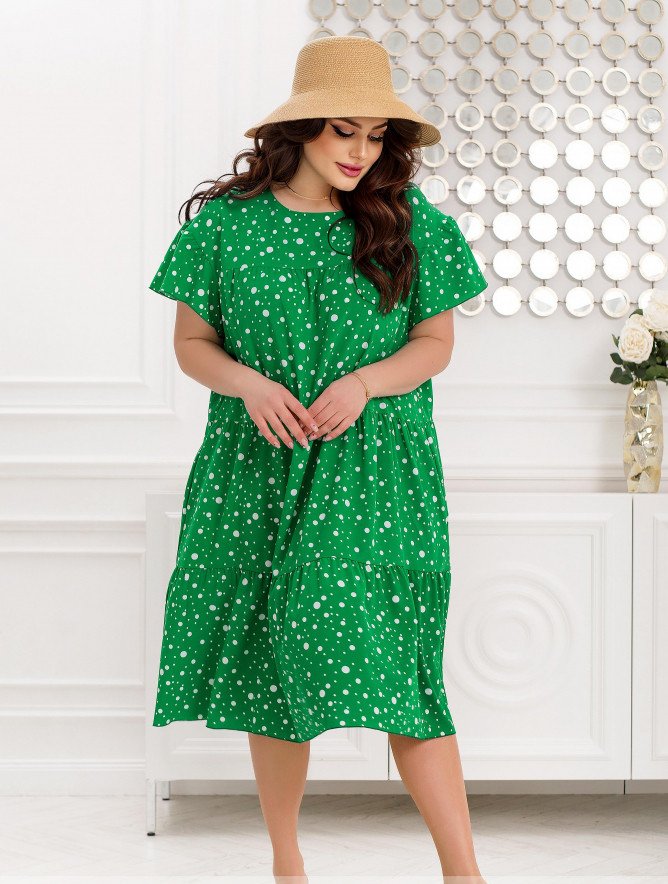 Купить Платье №2360-Зеленый, 66-68, Minova