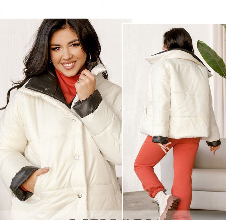 Купить Куртка женская №2005-молочный, 42-44-46, Minova