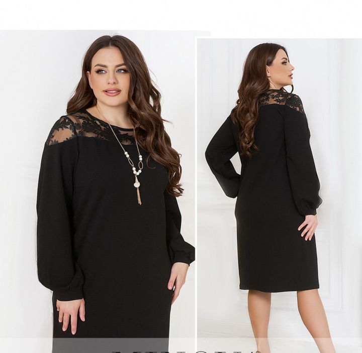 Купить Платье №2329-черный, 66-68, Minova