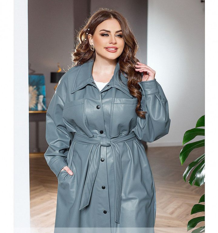 Купити Куртка жіноча №1130-Джинс, 56-58, Minova