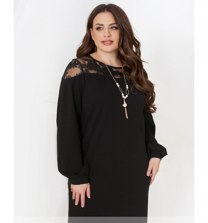 Купить Платье №2329-черный, 66-68, Minova