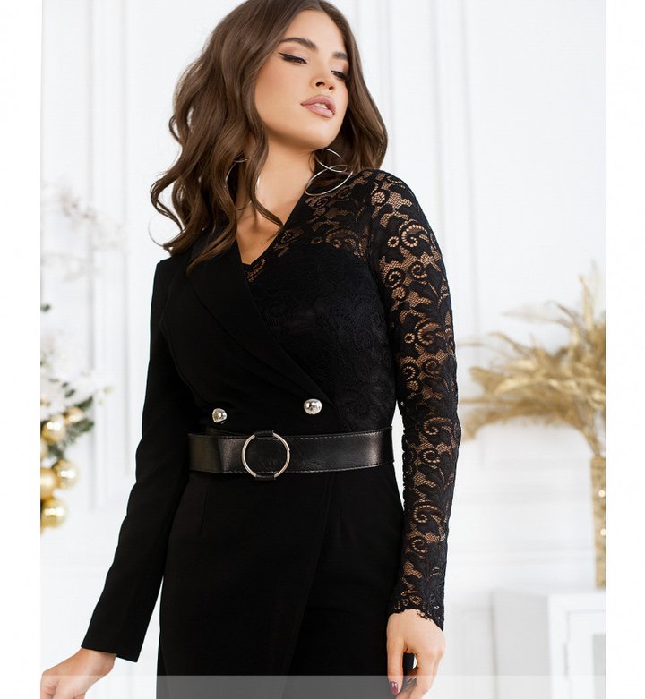 Buy Dress №8642-Black, 48, Minova