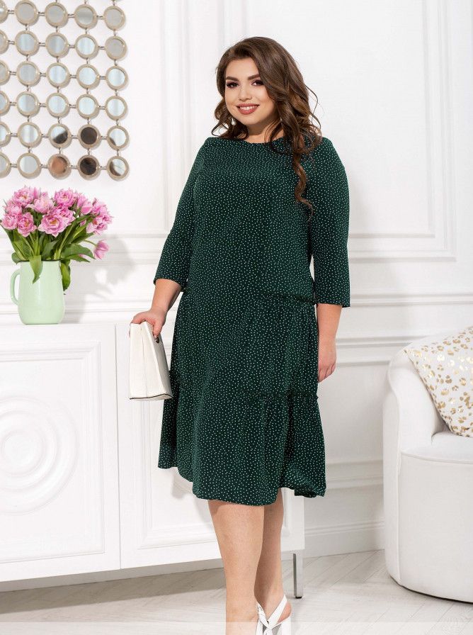Купити Сукня №1154Б-Зелений, 9XL-10XL, Minova