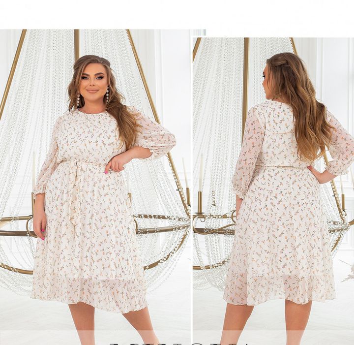 Buy Dress №20-09-Milky, 54, Minova