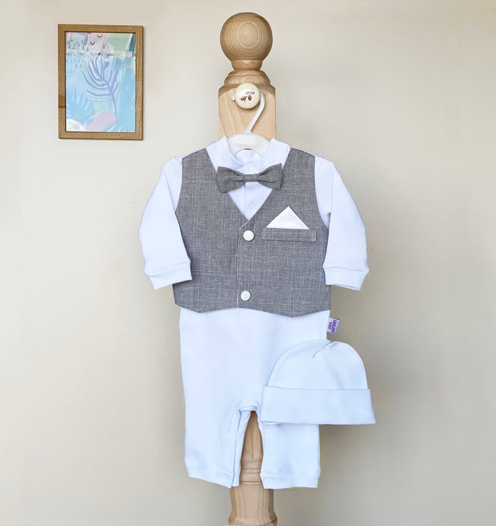 Buy Gentleman gray vest set, 68, Kid`s Fantasy