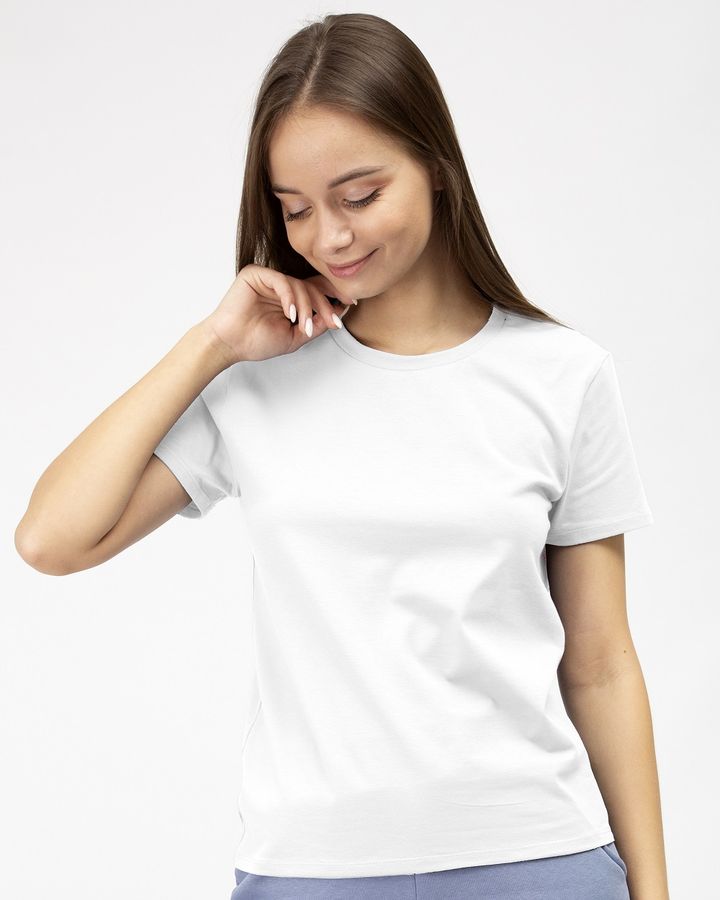 Купить Женская футболка №1359/16001 спорт белый, XL, Roksana