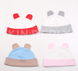 Cap with ears, Blue-beige, 1022, 74, Kinderly