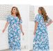Dress №2461-Blue, 50-52, Minova