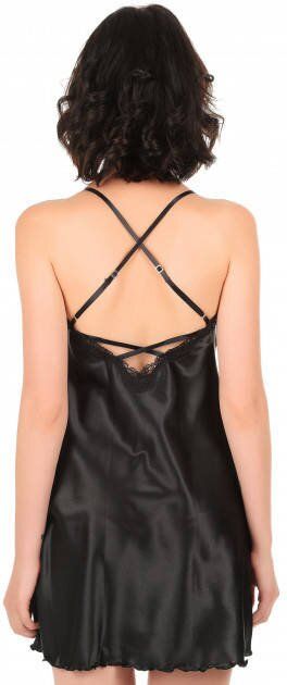 Buy Silk nightgown Black 42, F50005, Fleri