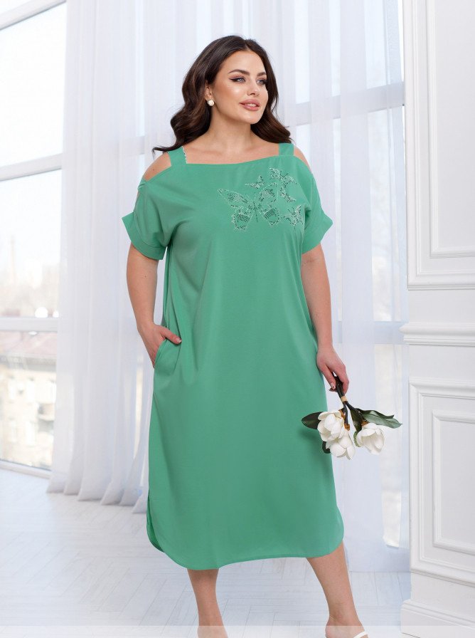 Buy Dress №2383-Mint, 66-68, Minova