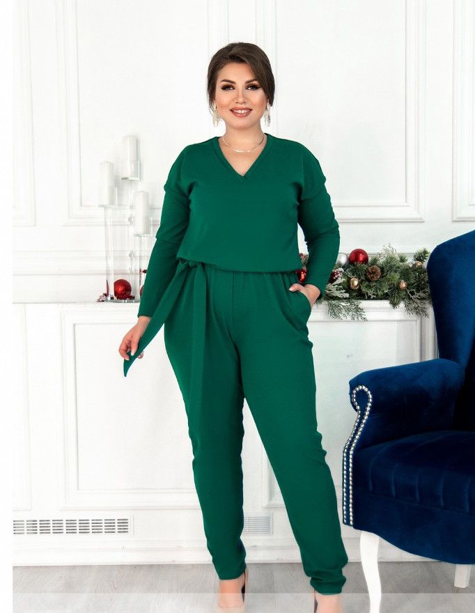 Buy Overalls for women №115-emerald, 56, Minova