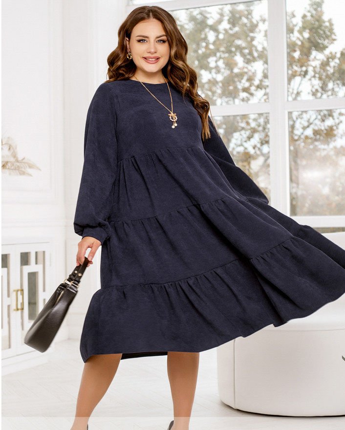 Buy Dress №2326-dark blue, 66-68, Minova