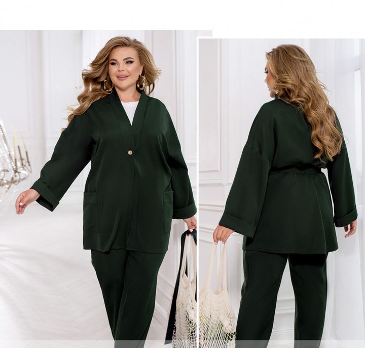 Buy Suit №2350-Dark Green, 66-68, Minova