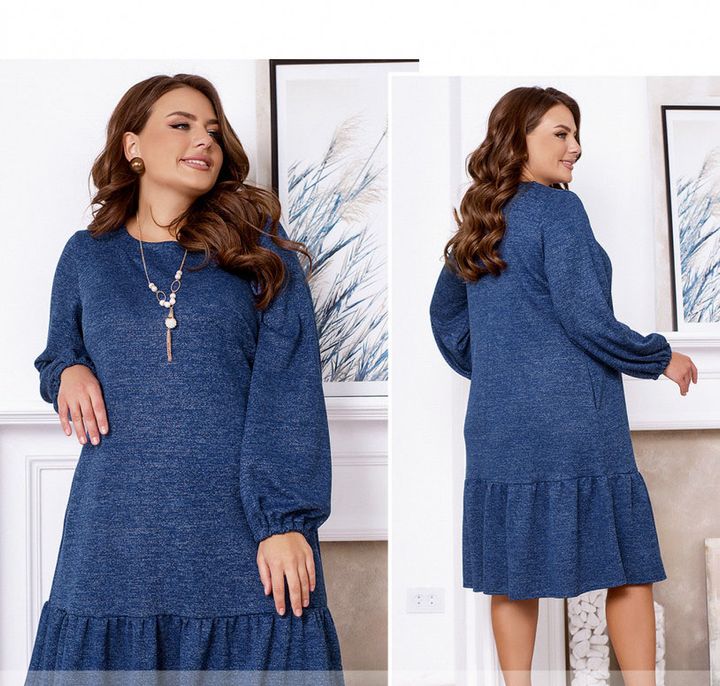 Buy Dress №2316-blue, 66-68, Minova