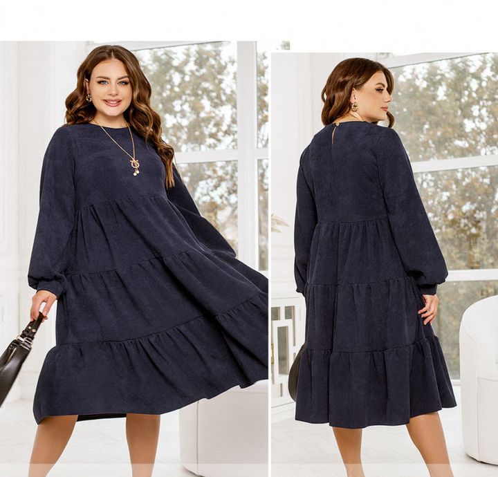 Buy Dress №2326-dark blue, 66-68, Minova