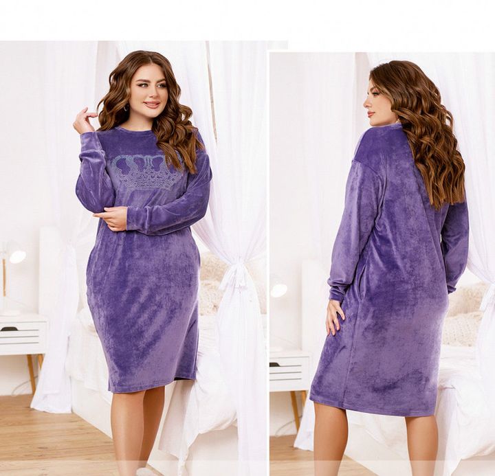 Buy Home dress №2324-lilac, 60-62-64, Minova