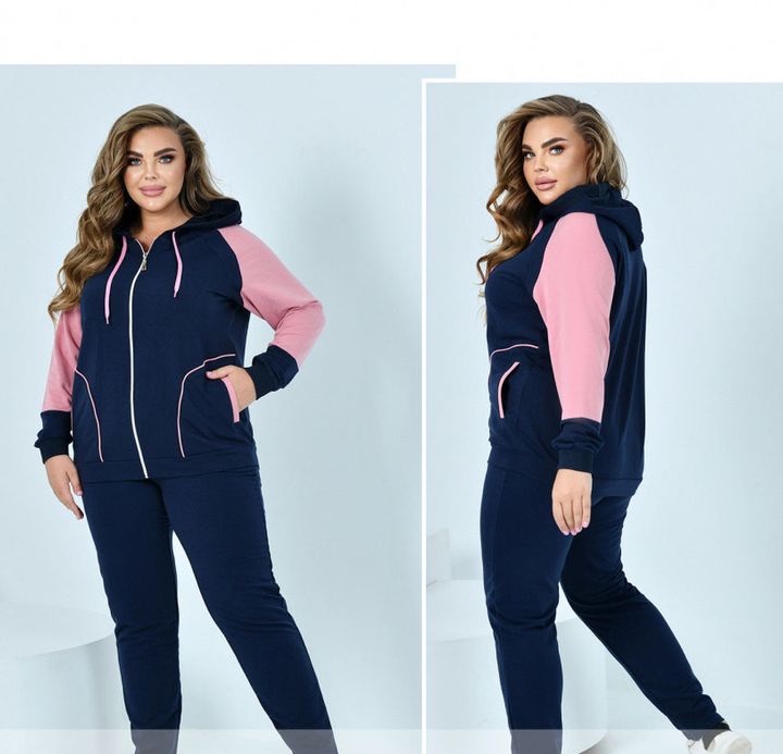 Buy Sports Suit №17-196-Blue-pink, 62-64, Minova