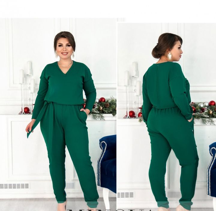 Buy Overalls for women №115-emerald, 56, Minova