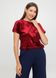 Women's T-shirt Burgundy 46, F60122, Fleri