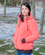 Fleece sweater for pregnant women 3 in 1 Amelia coral