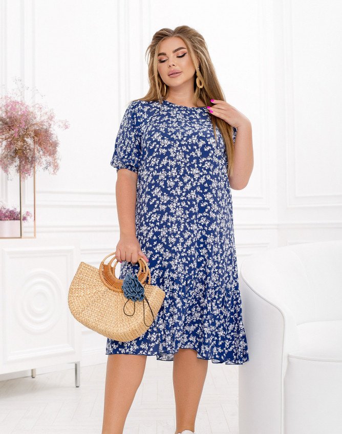 Buy Dress №2464-Blue, 66-68, Minova