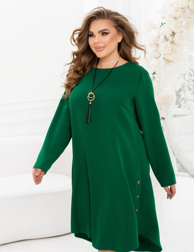 Купить Платье №2435-Зеленый, 66-68, Minova