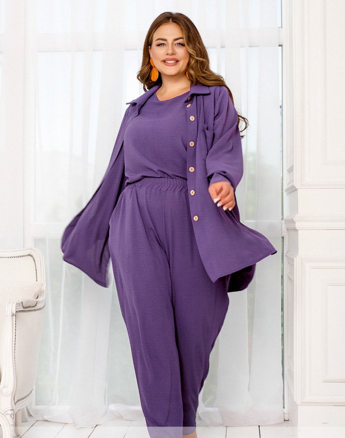 Buy Three piece suit №2250-Purple, 66-68, Minova