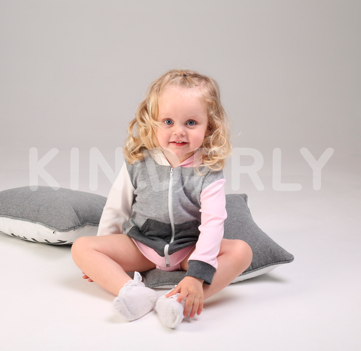 Buy Set for baby, hoodie and pants, Grey-pink, 1051, 92, Kinderly
