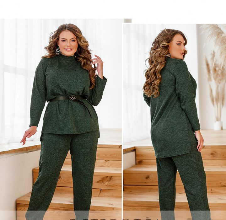 Buy Women's suit No. 1053-dark green, 62-64, Minova