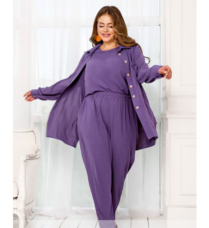 Buy Three piece suit №2250-Purple, 66-68, Minova