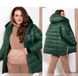 Куртка жіноча №8-323-темно-зелений, 64-66, Minova