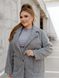 Cashmere coat №1190-grey, 60-62, Minova