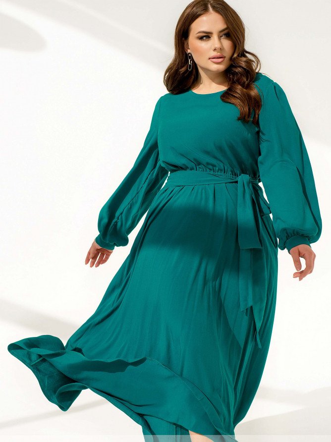 Купить Платье №314Б-Бирюзовый, XL-2XL, Minova