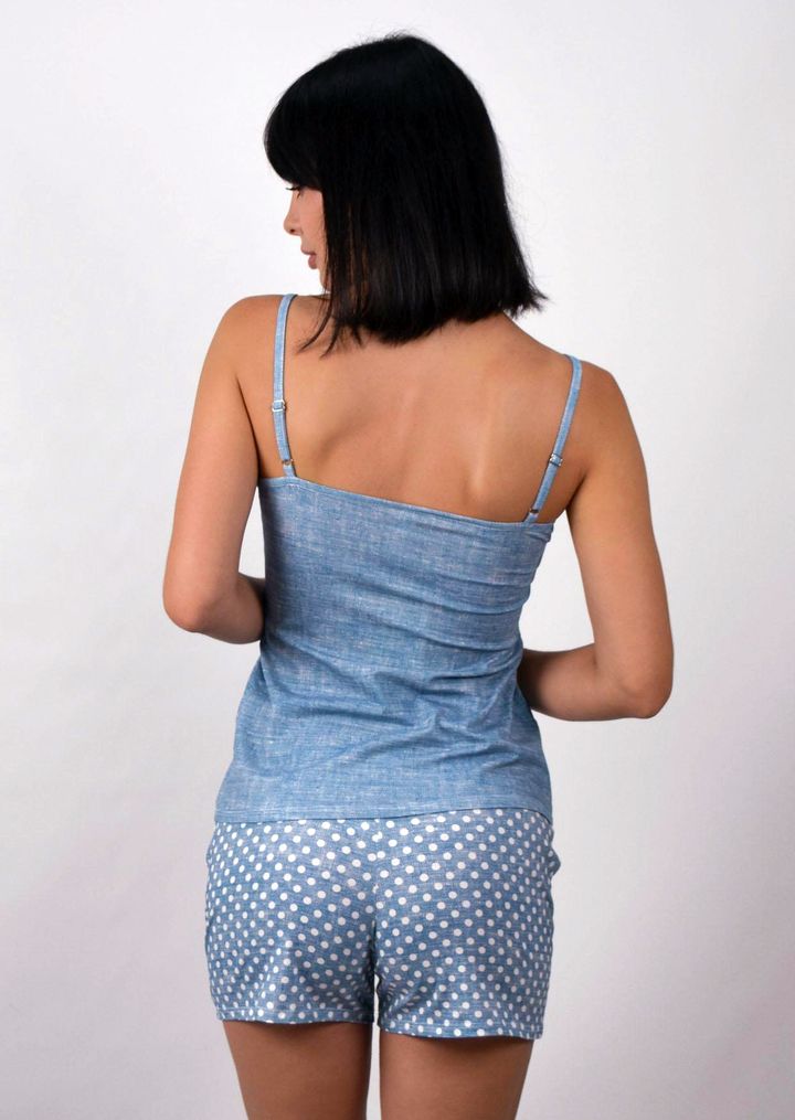 Buy Pajamas for women №837, 2XL, Blue, Roksana