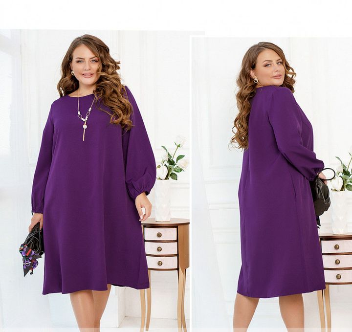 Купить Платье №2240-фиолетовый, 66-68, Minova