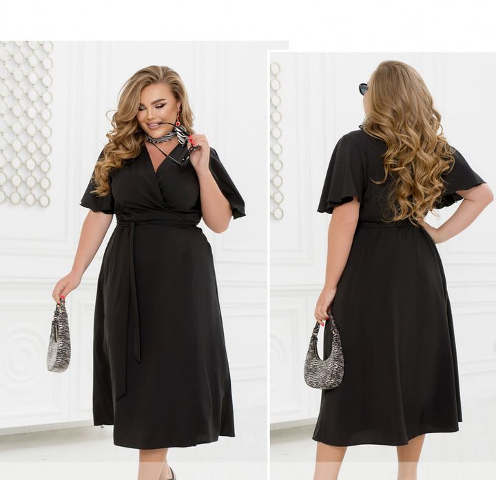 Buy Dress №2452-Black, 66-68, Minova