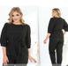 Блуза №2302-черный, 50-52, Minova
