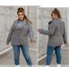 Cashmere coat №1190-grey, 60-62, Minova