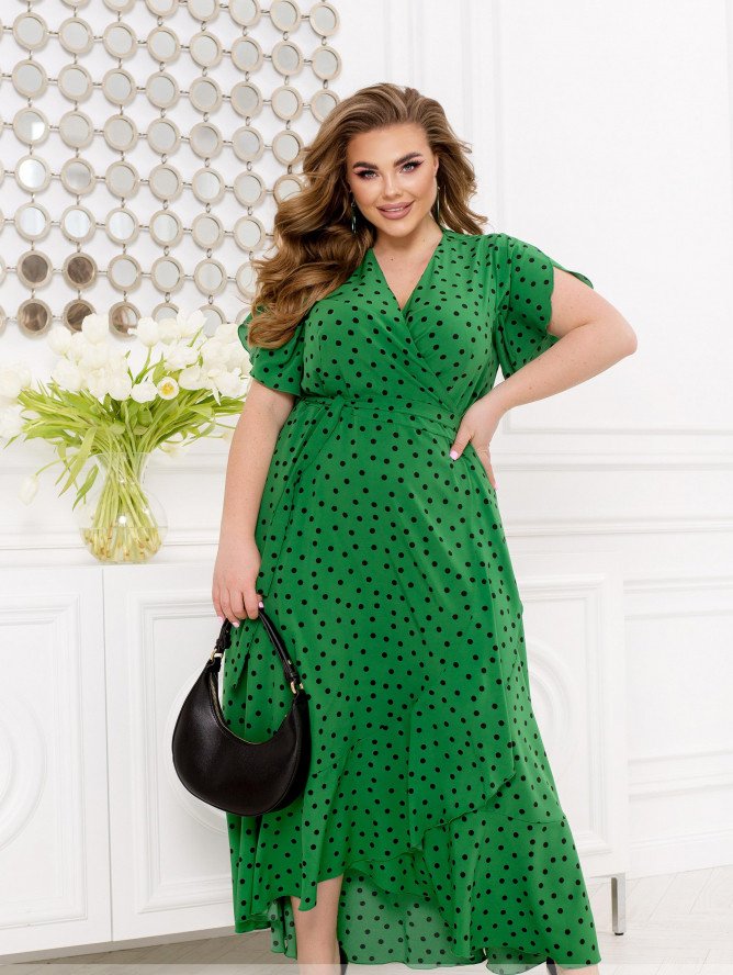 Купить Платье №2439-Зеленый, 66-68, Minova