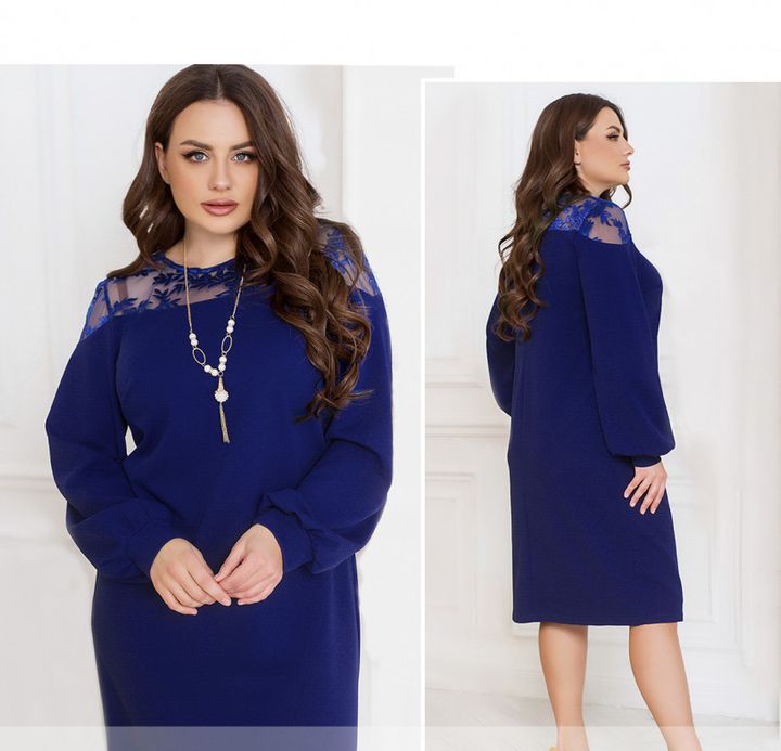 Buy Dress №2329-blue, 66-68, Minova