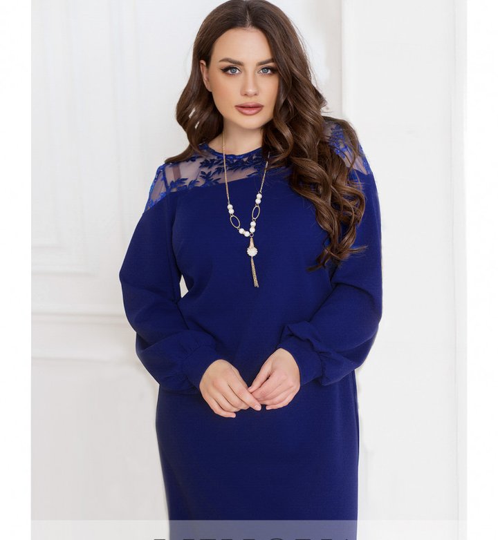 Buy Dress №2329-blue, 66-68, Minova