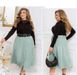 Skirt №2394-Mint, 58-60, Minova