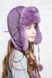 Buy Hat with ear flaps, for girls, Dreams, Violet,52-53, Dy-017, Fiona